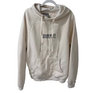 Taylor Swift The Eras Tour Pullover Hoodie | Cream | Size Small | Official Merch